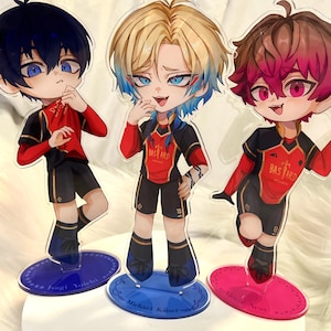 Michael Kaiser, Isagi Yoichi, Alexis Ness Blue lock big acrylic standee