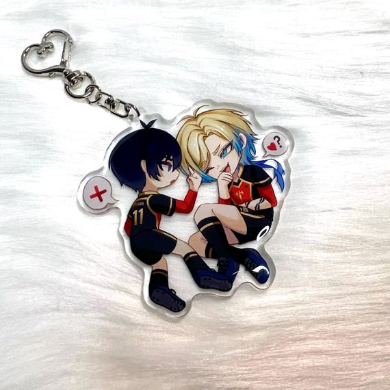 【USA限定商品】 Blue Lock キーホルダー　カイザー　潔世一 カイ潔 キーホルダー ストラップ ブルーロック 潔世一 カイザー - メルカリ