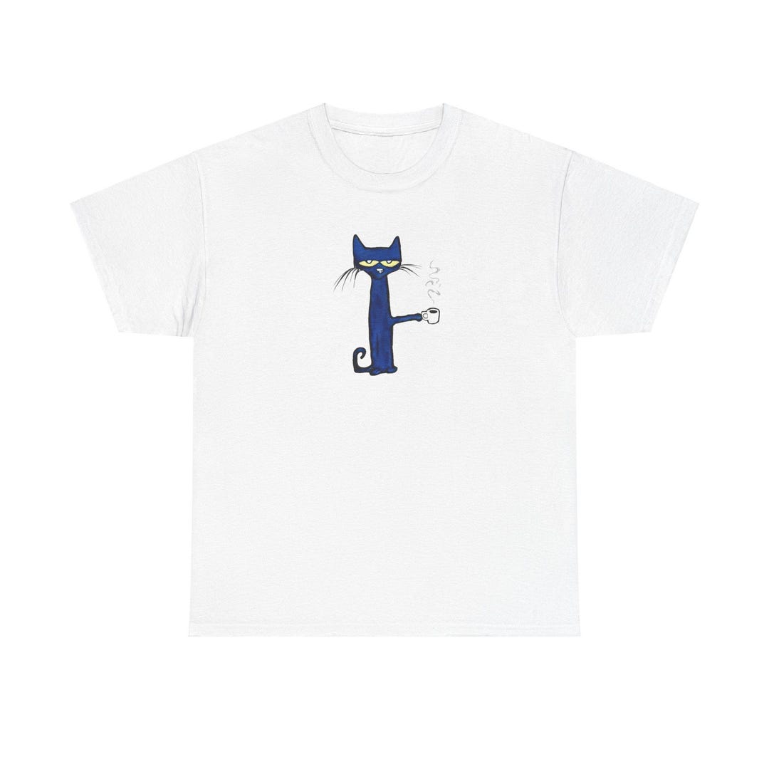Pete the Cat Coffee Shirt - Etsy