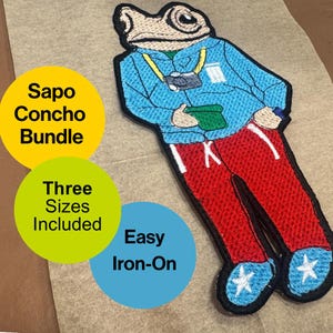 Sapo Concho Patch Bundle | Iron-On Patches Set
