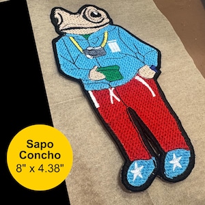 Large Sapo Concho Patch | Easy Iron-On Patch Bad Bunny