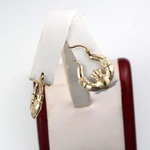 14k Claddagh Earrings