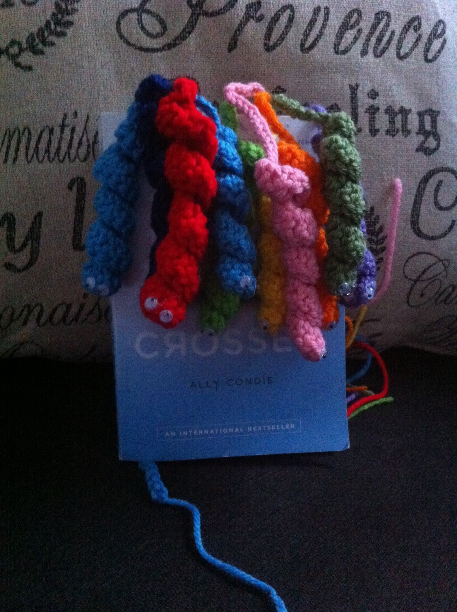 Set of Crochet Bookworm Bookmarks Etsy