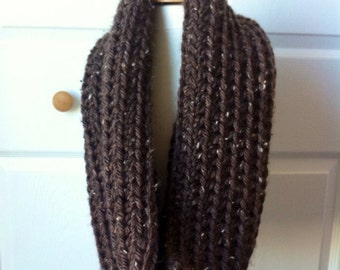 Crochet chunky cowl neck warmer