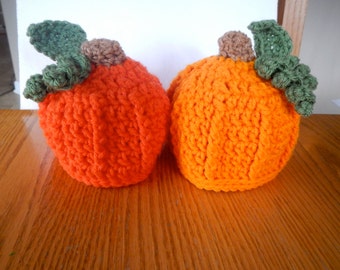 Pumpkin crochet beanie hat….custom size