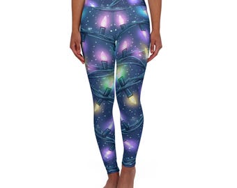 Leggings De Noël Pour Femme - Motifs 3D Festifs, Taille Haute, Extensibles - Pour Fitness, Fêtes, Quotidien - 3