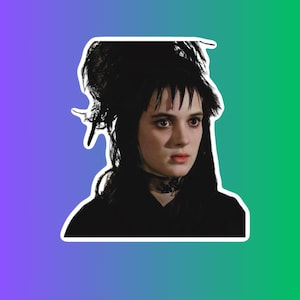 Beetlejuice Sticker | Movie Sticker |  pop culture   | Winona Ryder |  Tim Burton film