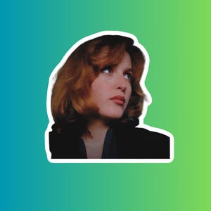 X-Files Sticker | Mulder and Scully | 3 Inch Pop Culture Decal | UFO, Conspiracy, Paranormal Fans