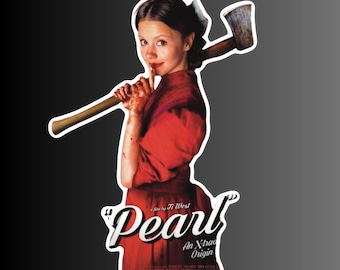 Pearl Sticker | Movie Sticker | horror film sticker | pop culture | Mia Goth | Ti West movie