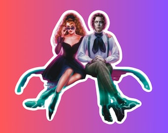 Lisa Frankenstein Sticker – 2024 Movie, Gothic Horror Comedy, Dark Pop Culture Art, Lisa Frankenstein Movie Merch, Quirky Vinyl Decal