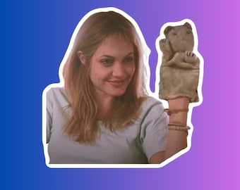 Girl Interrupted Sticker | Movie Sticker |  pop culture   | Angelina Jolie
