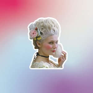 Marie Antoinette Sticker – 3-Inch Sticker Featuring Kirsten Dunst