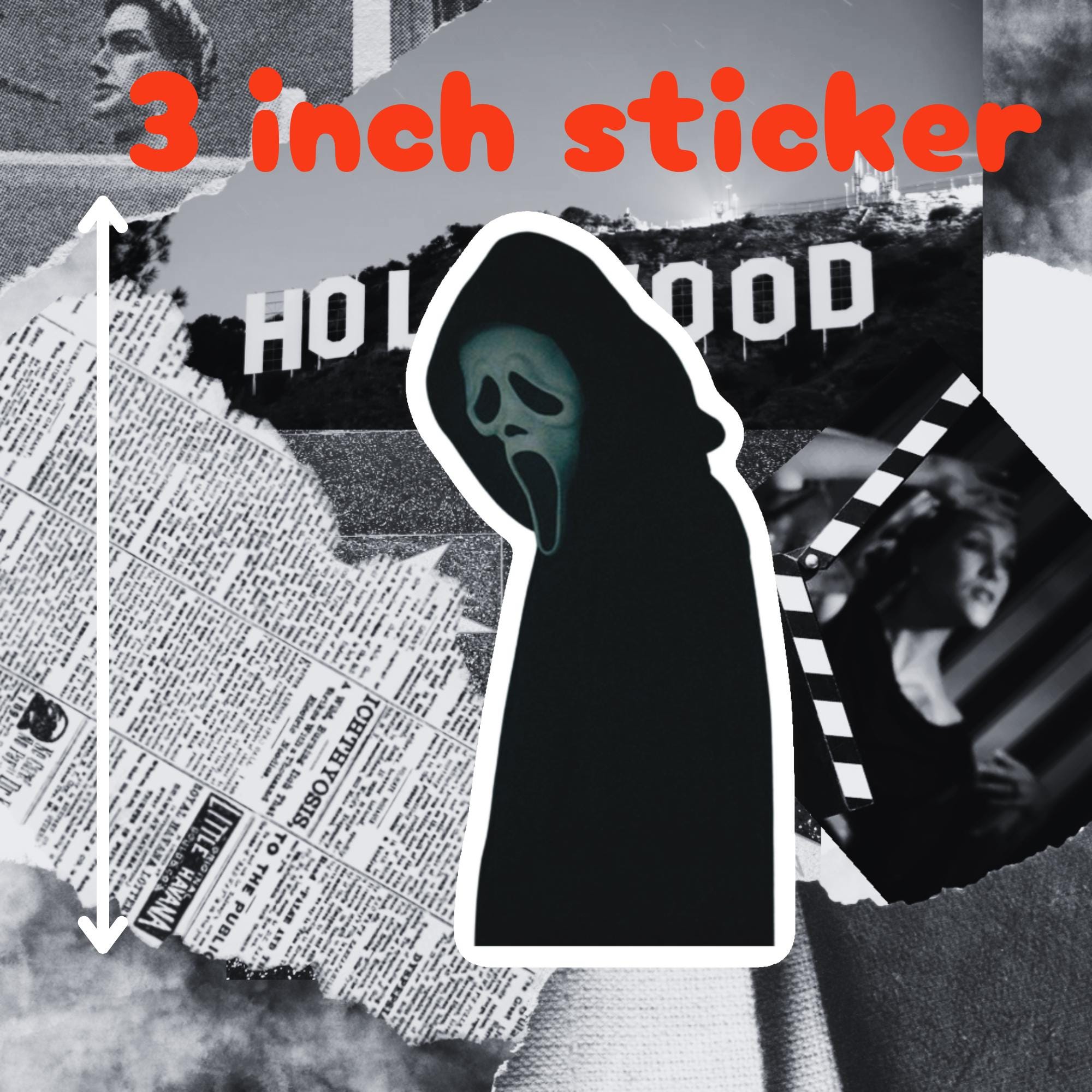 Scream Sticker | Horror Movie Sticker | 90s Pop Culture - Etsy