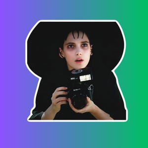 Beetlejuice Sticker | Movie Sticker |  pop culture   | Winona Ryder |  Tim Burton film