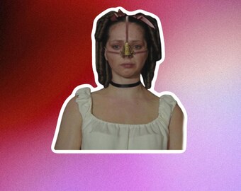 The Ugly Stepsister Inspired Sticker | Horror Movie | Glossy Gothic Aesthetic Sticker