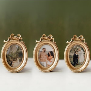 Custom Portrait Engagement Gift for Bridal Shower Present for New Couple Illustration Wedding Memory Display Frame Photo Keepsake Ornament image 18
