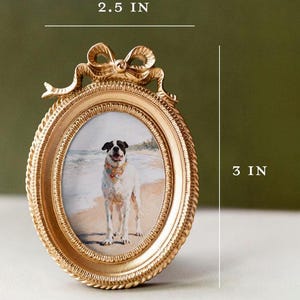 Custom Portrait Engagement Gift for Bridal Shower Present for New Couple Illustration Wedding Memory Display Frame Photo Keepsake Ornament image 5