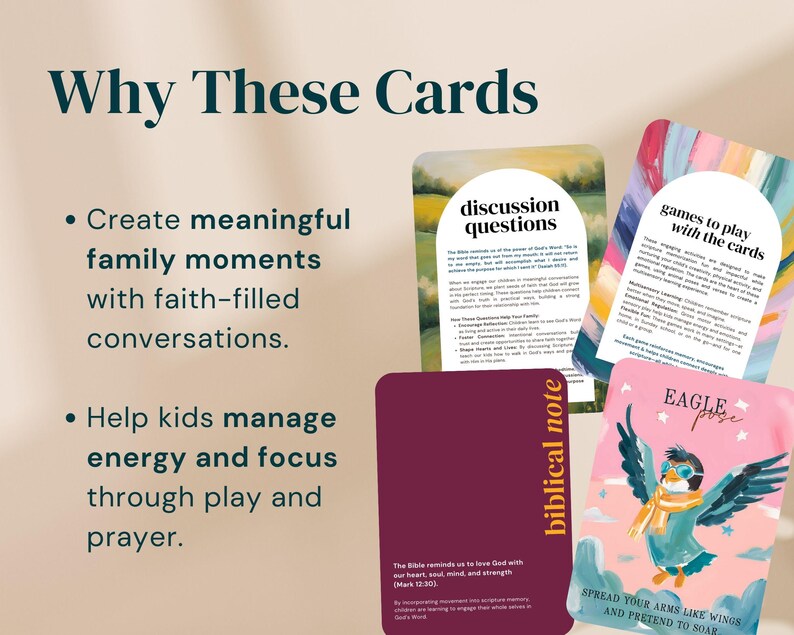 Christian Homeschool Sunday School Game Movement Cards Animal Themed Learning Games Children Ministry Tools Printable Download Educational Materials Complete Set Scripture Based Activities Gross Motor Development Young Children Learning