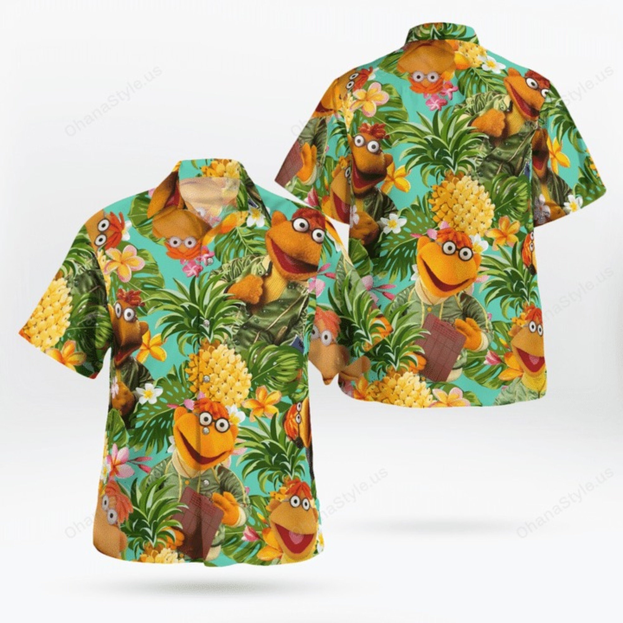 Scooter Muppets Tropical Hawaiian Shirt Scooter Muppets Tropical Hawaiian Shirt