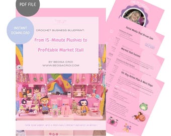 Crochet Business Guide | Sell Amigurumi, Price for Profit (Digital PDF)