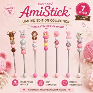 Amigurumi Sewing Tool | Crochet Assembly Stick | Plushie Positioning Aid | Crochet Gift for Makers
