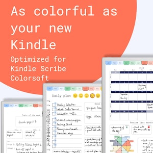 Kindle Scribe 2026 Colorsoft Planner – Steigere deine Produktivität mit täglicher, wöchentlicher & monatlicher Planung und Reflexion