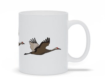 Sandhill Crane Mug For Coffee Or Tea