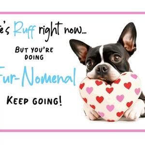 La vida es un poco complicada en este momento, ¡pero estás haciendo fur-nomenal! Tarjeta imprimible / Perros, cachorros y amor / Tarjetas de pronta recuperación para todos los amantes de los perros