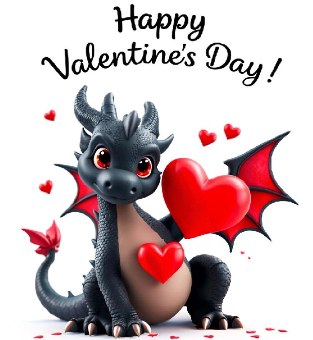 16 Cute Dragon Valentine Printable Cards | Kids Valentine Pass Along ...