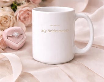 Personalized Wedding Mug, Custom Couple Coffee Mug with Names & Date, Bride Gift, Engagement Gift, Newlywed Keepsake