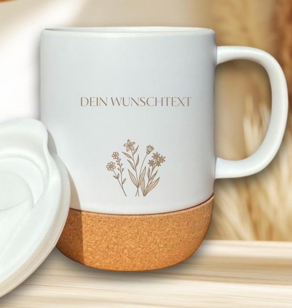 Individuell Personalisierbare Tasse, Kaffeetasse mit Wunschtext, für Muttertag, Geburtstag oder Kollegen, Tasse mit persönlicher Widmung
