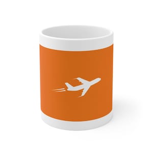 Adventurous Airplane Mug - Perfect for Travelers, Gift for Aviators, Unique Coffee Cup, Air Travel Tribute, Aviation Lover's Present