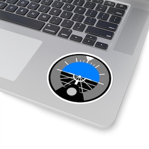 Airplane Attitude Indicator Instrument Stickers, Aviation Decals, Pilot Gift, Flight Decor, Aircraft Planner Accessories