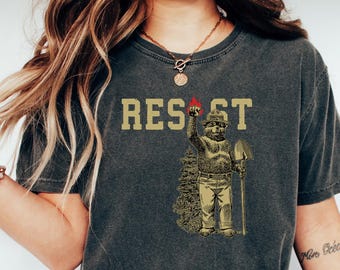 Wiederstehen Sie Bären wider, Umweltaktivismus T-Shirt, Vintage Nationalpark Shirt, Retro Waldschutz T-Shirt, Protest Shirt, Aktivismus