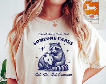 Shirt, sarcastisch shirt, shirt grappig cadeau, trui wasbeerliefhebbers, trui met wasbeerliefhebbers, humoristisch shirt