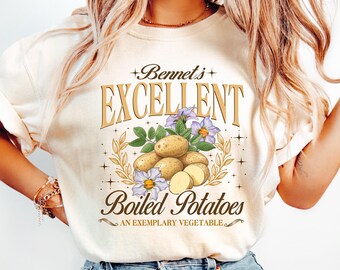 What Excellent Boiled Potatoes Shirt, Funny Meme Shirt, Fitzwilliam Darcy Shirt, Movie Graphic Shirt, Bennet Doll Shirt, Funny Saying Shirt