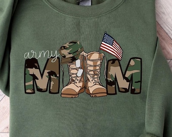 Army Mom Shirt, Proud Army mom sweatshirt, Military Shirt, Military Mom Shirt, Cool Mom Shirt, Army mom hoodie, Shirt For Mom