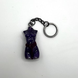 Shibari rope bondage keychain - Small 1.5” - goddess figure feminine bondage art