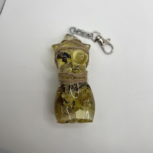 Shibari rope bondage keychain - Large 4” - goddess figure feminine bondage art