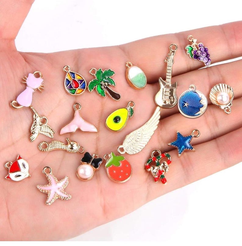 Mixed Color Charms - Etsy
