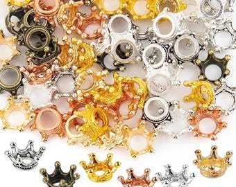 Vintage Mini Crown Charms