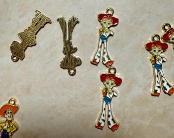 cowboy and cowgirl charms
