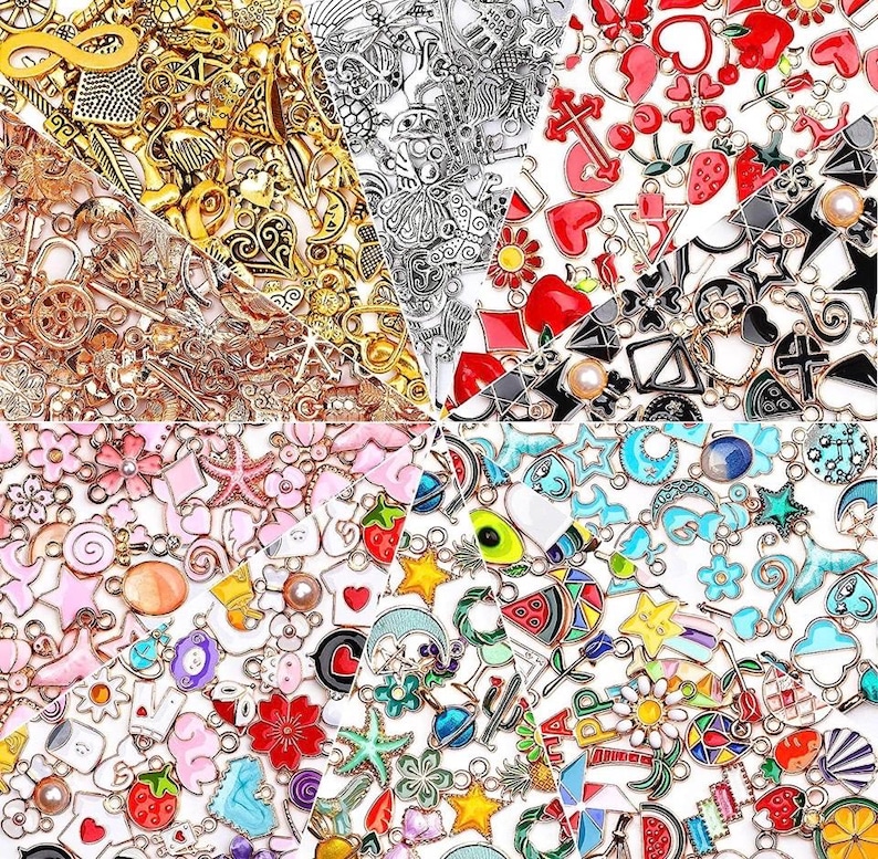 Mixed Color Charms - Etsy