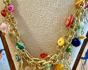 Large Charm Necklace