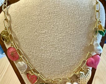 Multi Charm Pendant Necklace
