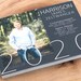 Modern Graduation Tear off Notepad Invitations · 1 Photo Graduation ...