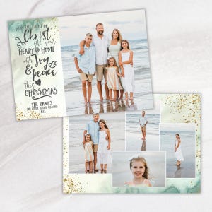 Luce di Cristo · Biglietti fotografici di Natale · Biglietti per le vacanze al mare · 5 foto