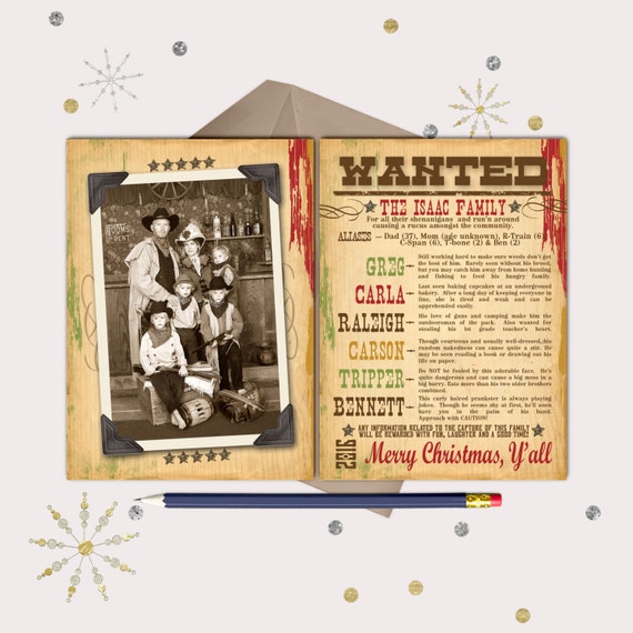 2 sided christmas cards