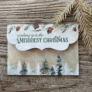 Gepersonaliseerde kerstfotokaarten · Rustieke gevouwen kerstkaarten · Unieke buitenkaart - bevat meer dan 6 foto's · Gepersonaliseerde kerstkaarten