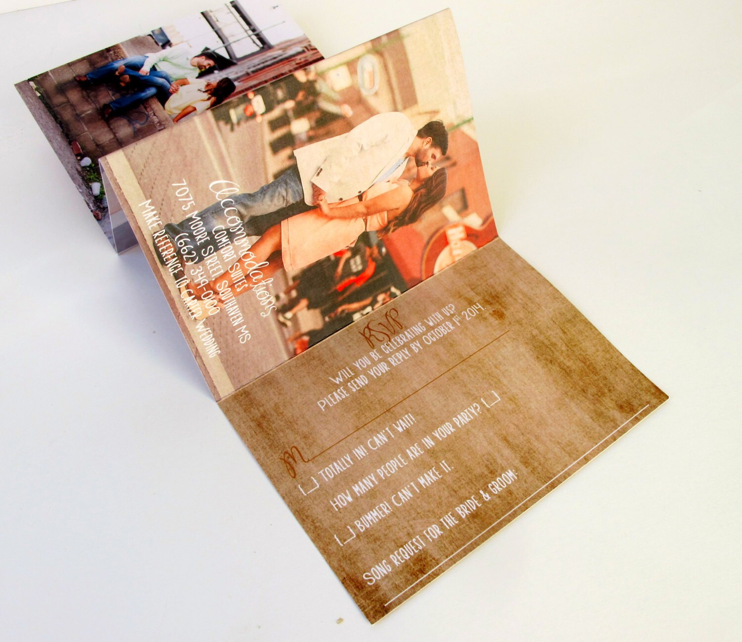 unique rustic wedding invitations